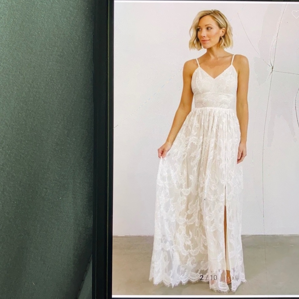Baltic Born Cozette Lace White Gown